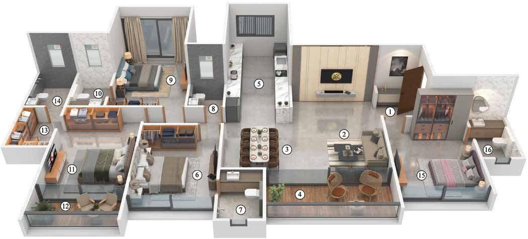 4BHK